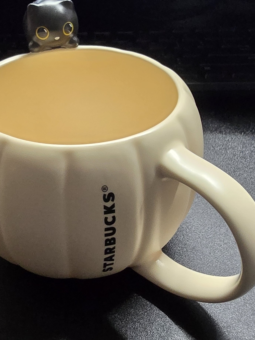 Starbucks Cream Mug with Tan Interior